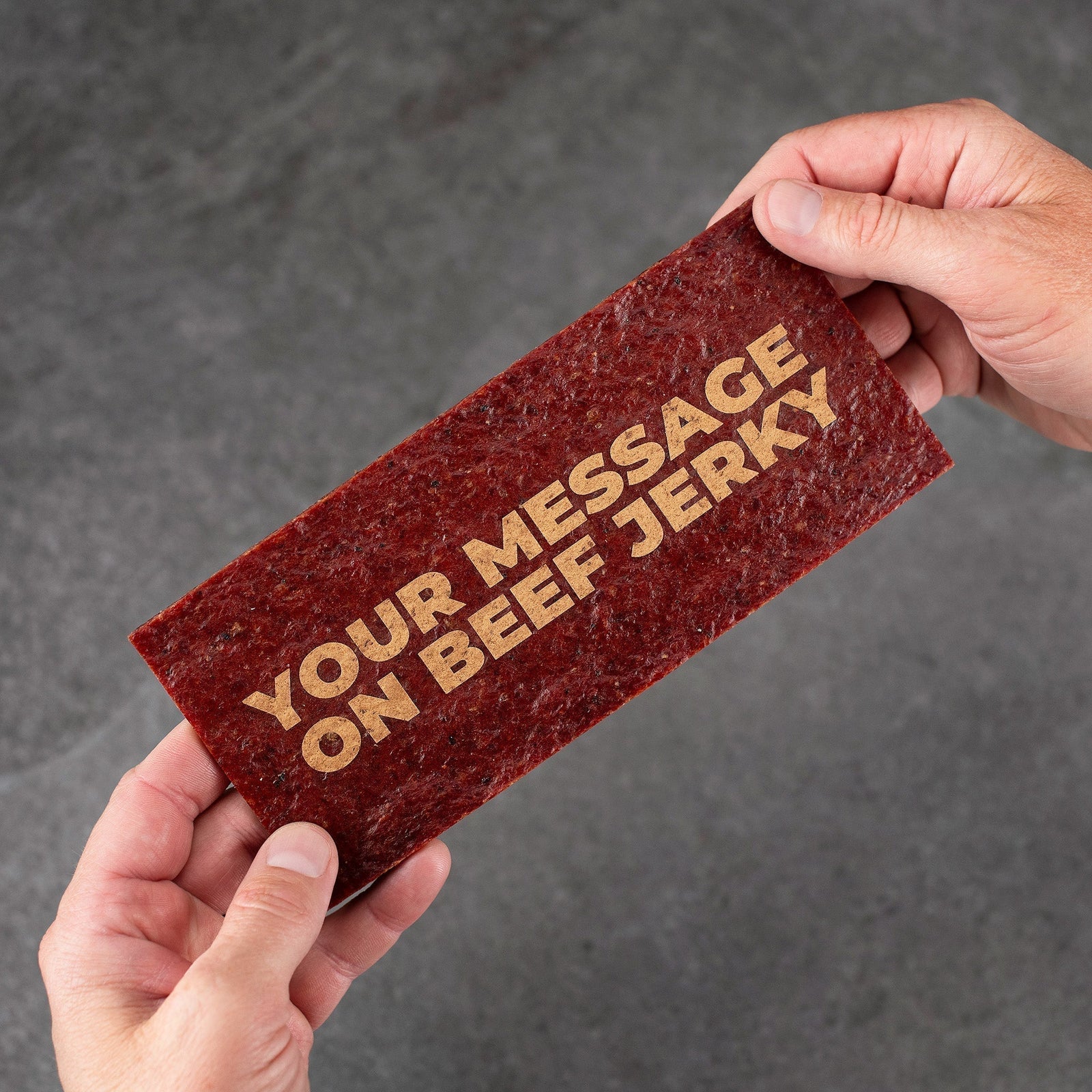 A Father’s Day card made of real beef jerky—because words are better when they’re edible.