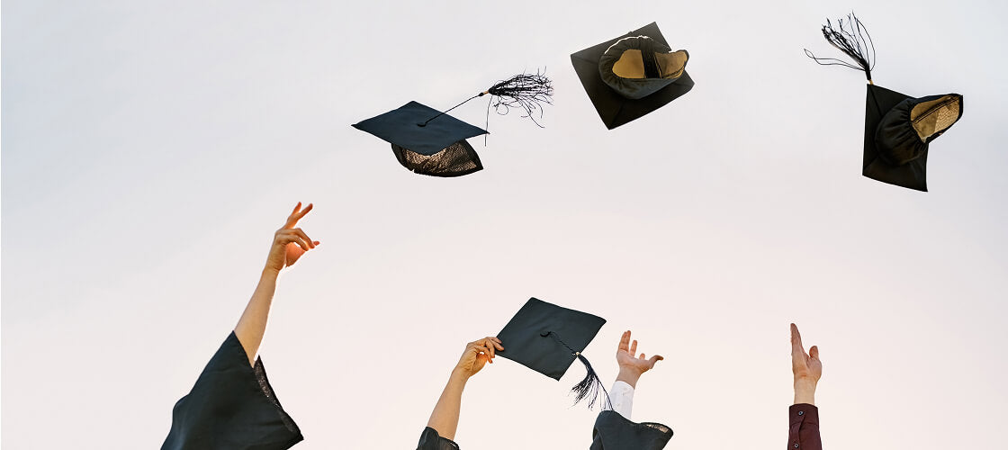 Masters degree graduation gifts including jerky bouquets, Meat Cards, ammo can snack boxes, and personalized graduation gifts for MBA or education grads.