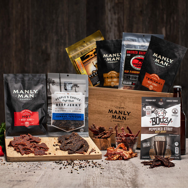 Protein Gift Baskets for Him // Manly Man Co® - Manly Man Co.