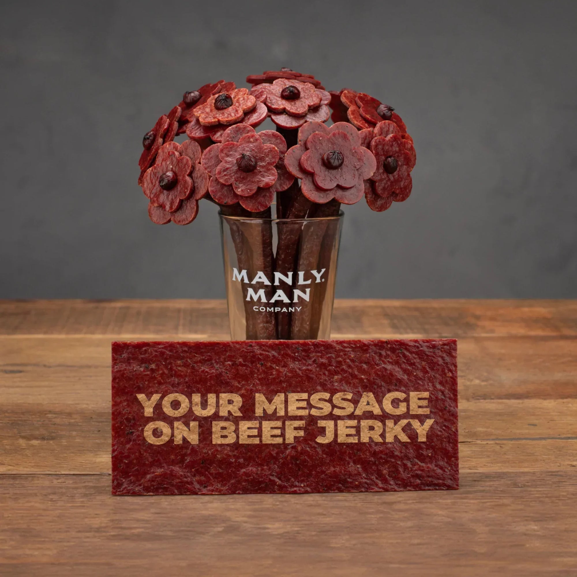 Meat gifts for Christmas and beyond, including jerky bouquets, snack boxes, and spicy beef jerky delivered straight to their door