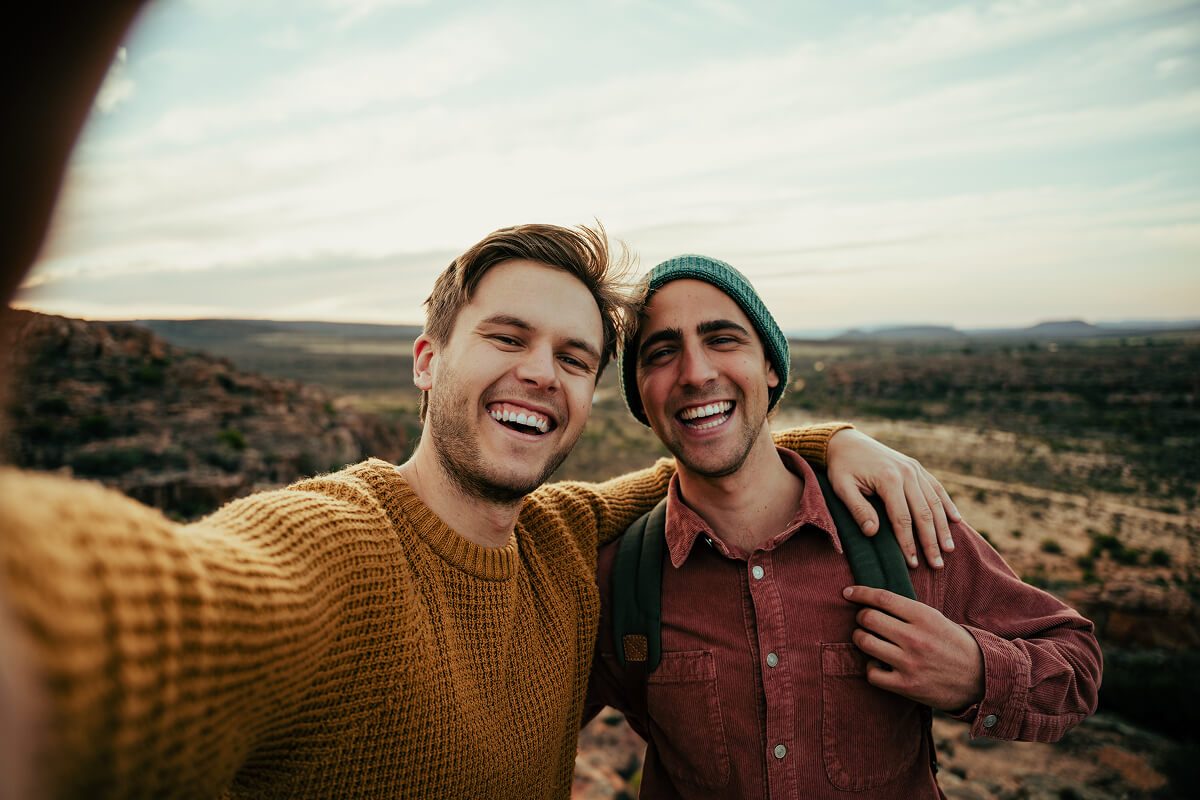 Bros sharing a laugh with a scenic view—because the Man of Honor deserves more than a generic gift.