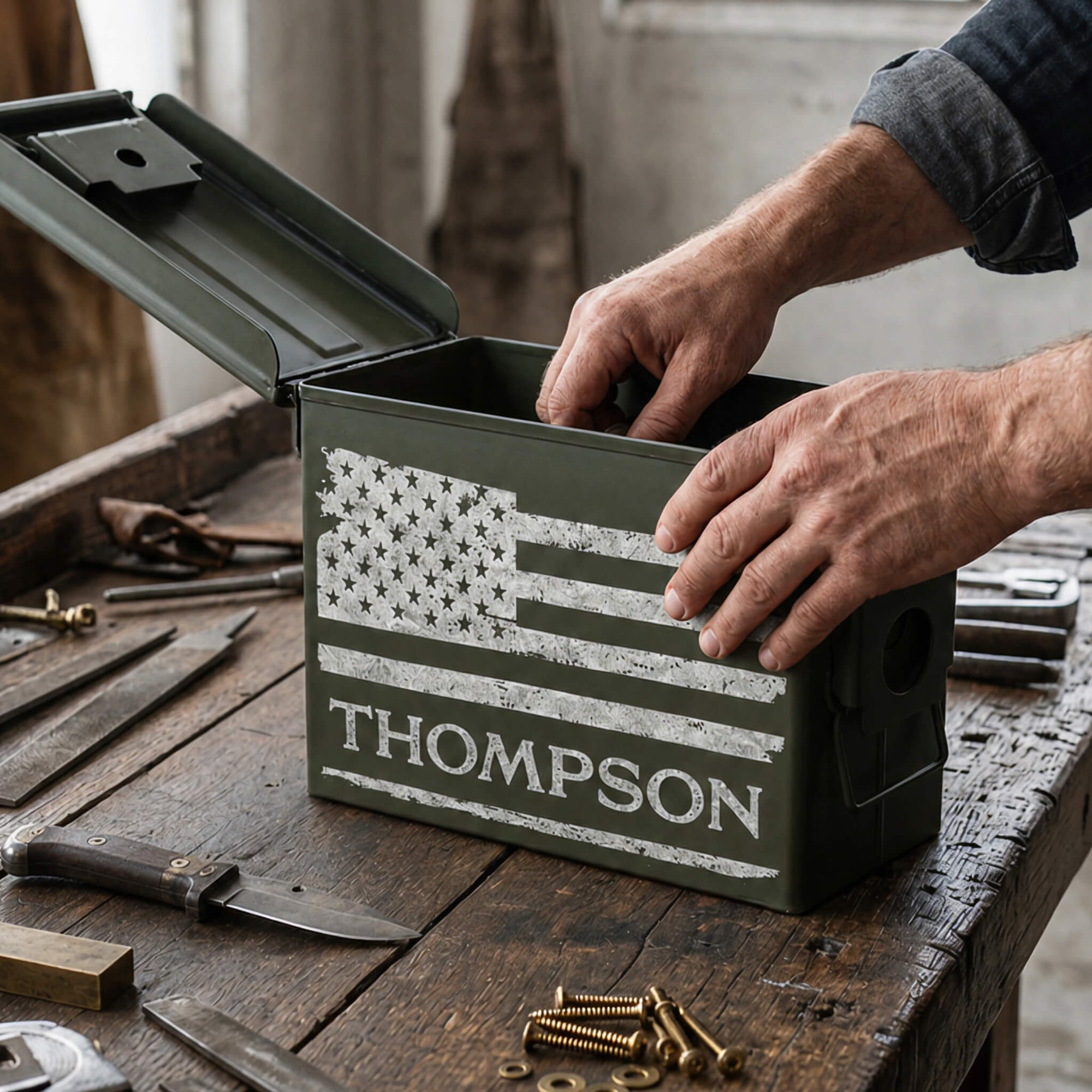 Personalized Ammo Can Gift Sets for Men