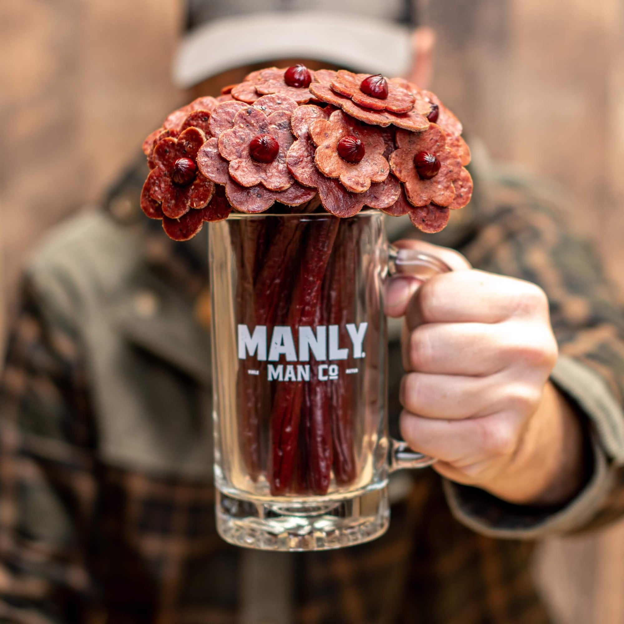 The Best Flowers For Men are Made From Beef Jerky