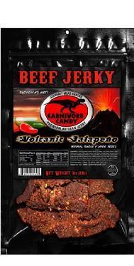 This jerky has been designed with 5 different types of pepper.