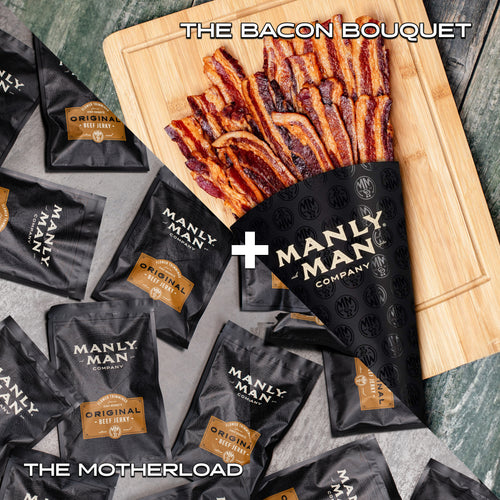 The EPIC Bacon Bouquet + MOTHERLOAD Gift Set Combo
