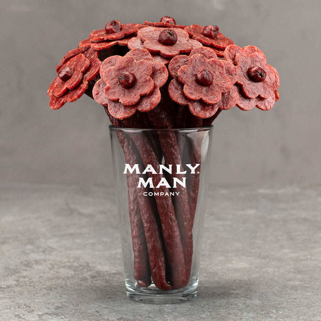 Beef Jerky Flower Bouquet