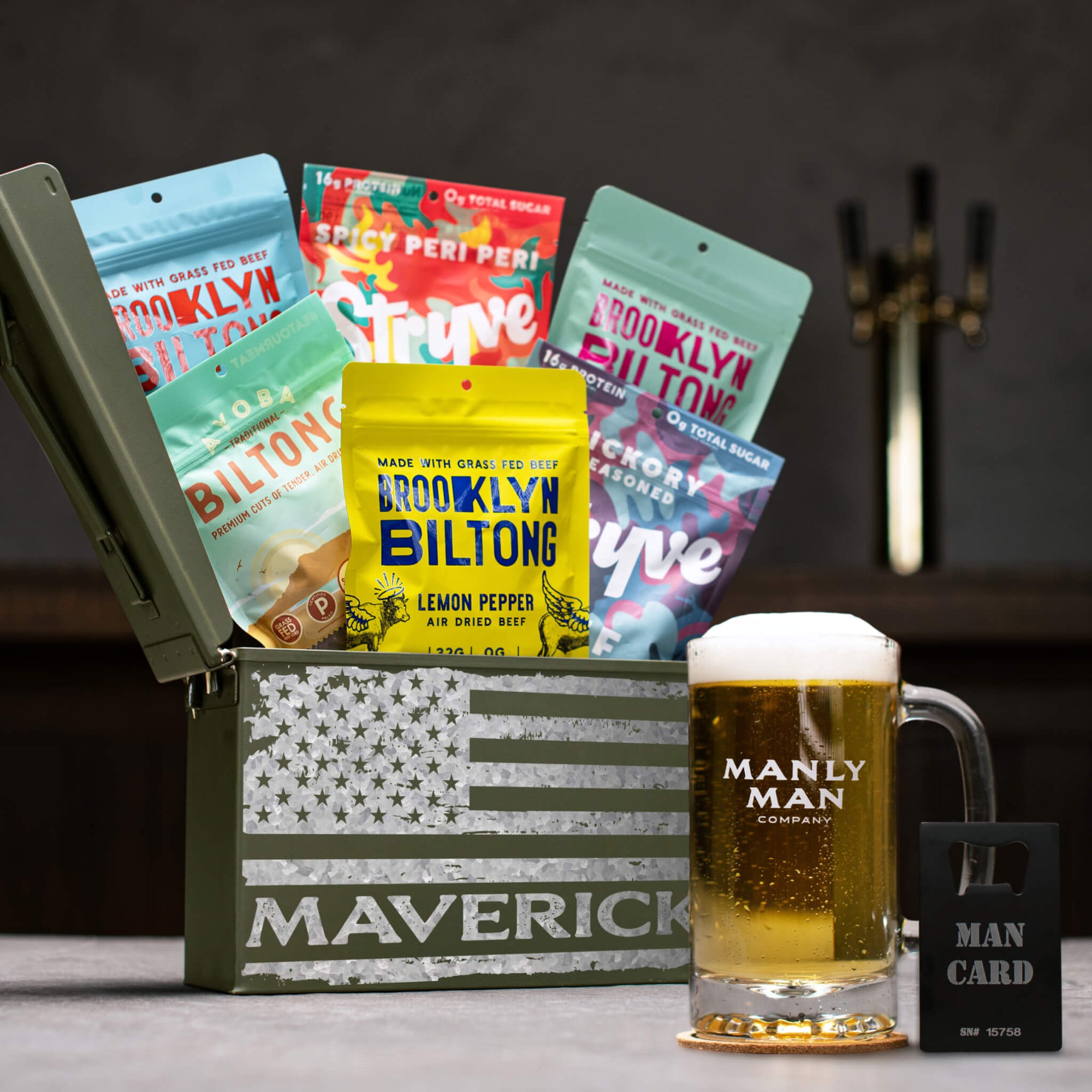 Manly Gift Baskets for Men + Delivered // Manly Man Co® Manly Man Co.