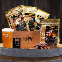 Manly Gift Baskets for Men + Delivered // Manly Man Co® - Manly Man Co.