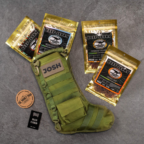 Booze Infused Jerky Tactical X-Mas Stocking Kit