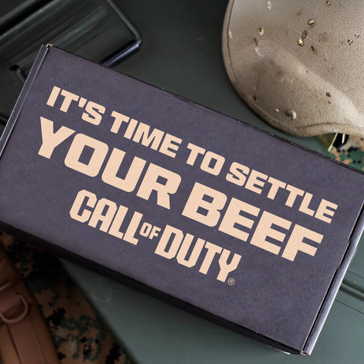 &quot;Settle Our Beef&quot; Call of Duty Meat Card