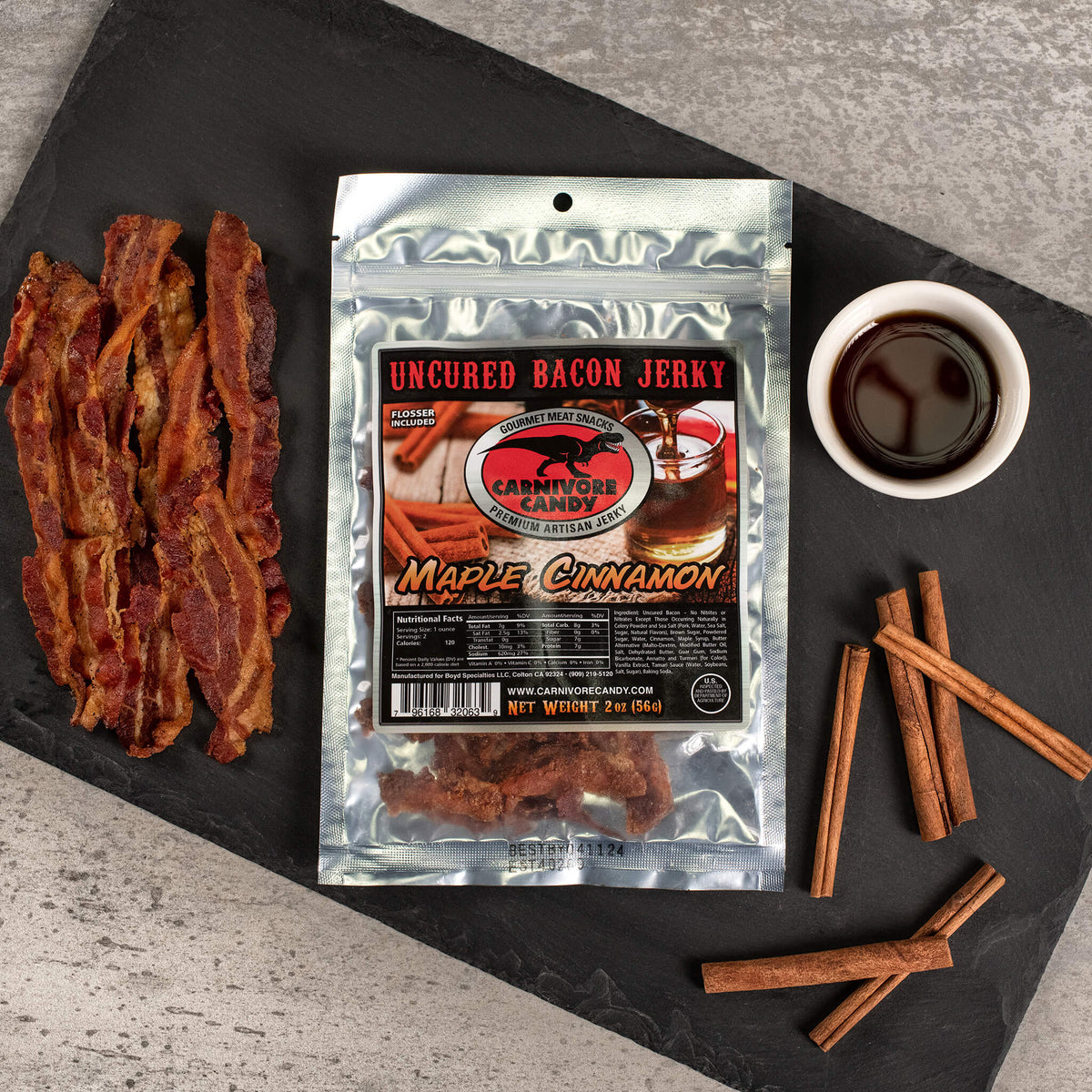Maple Cinnamon Bacon Jerky