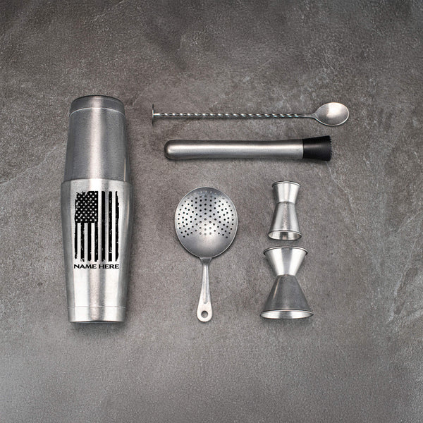 Personalized Cocktail Shaker Set