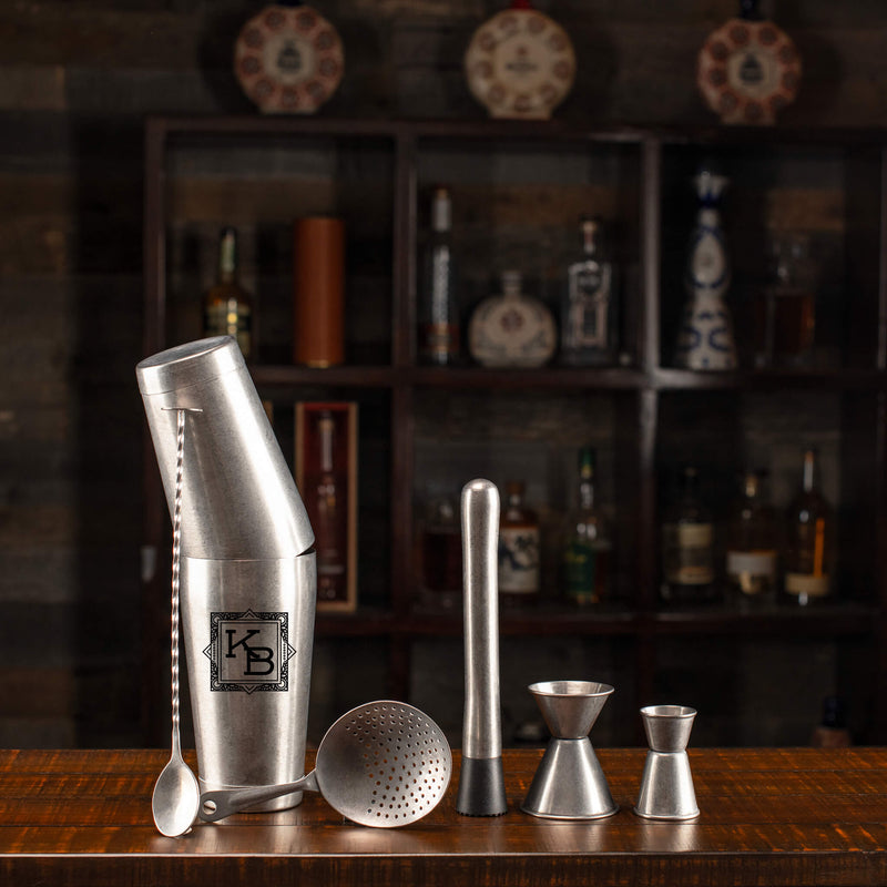 Personalized Cocktail Shaker Set