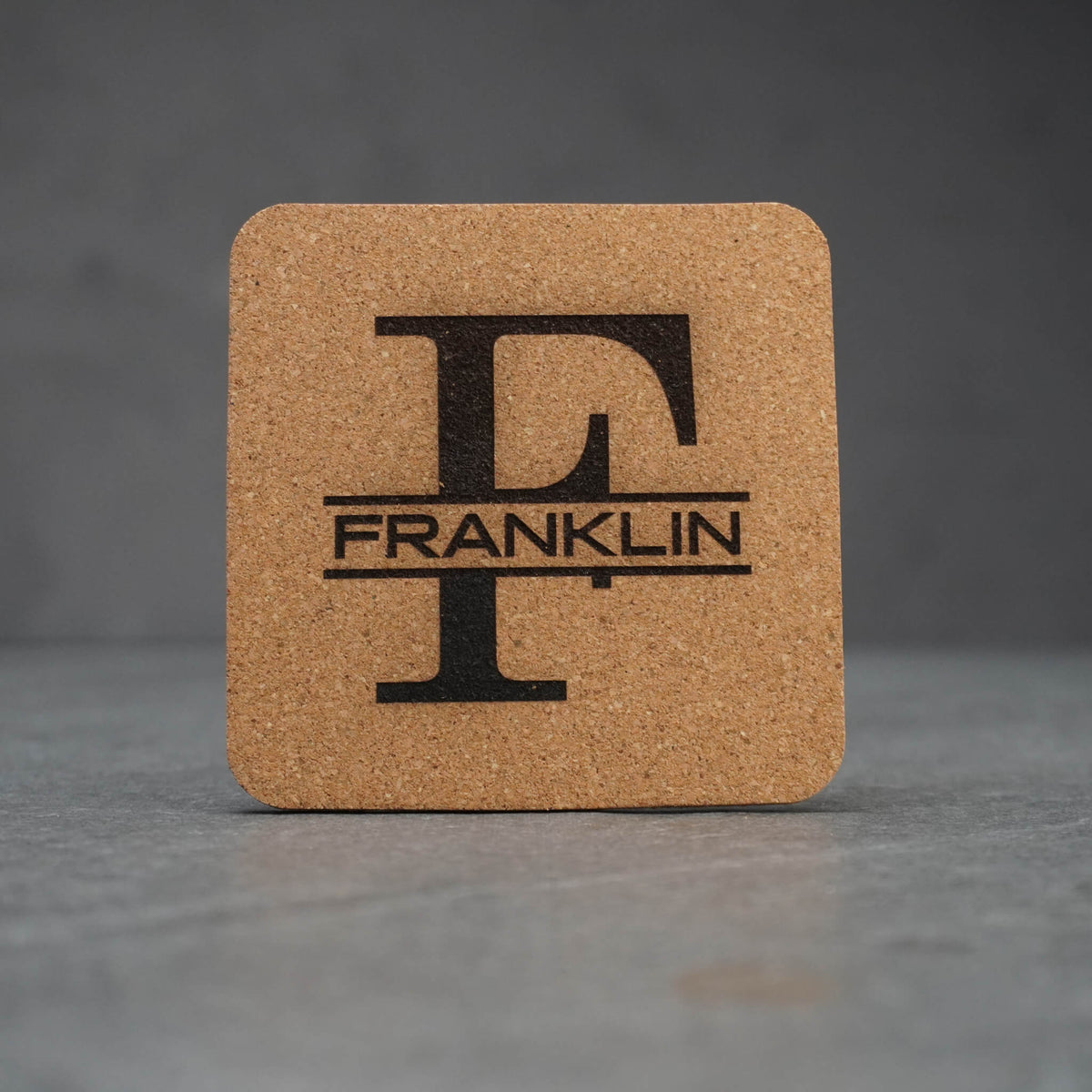 Personalized Cork Coaster