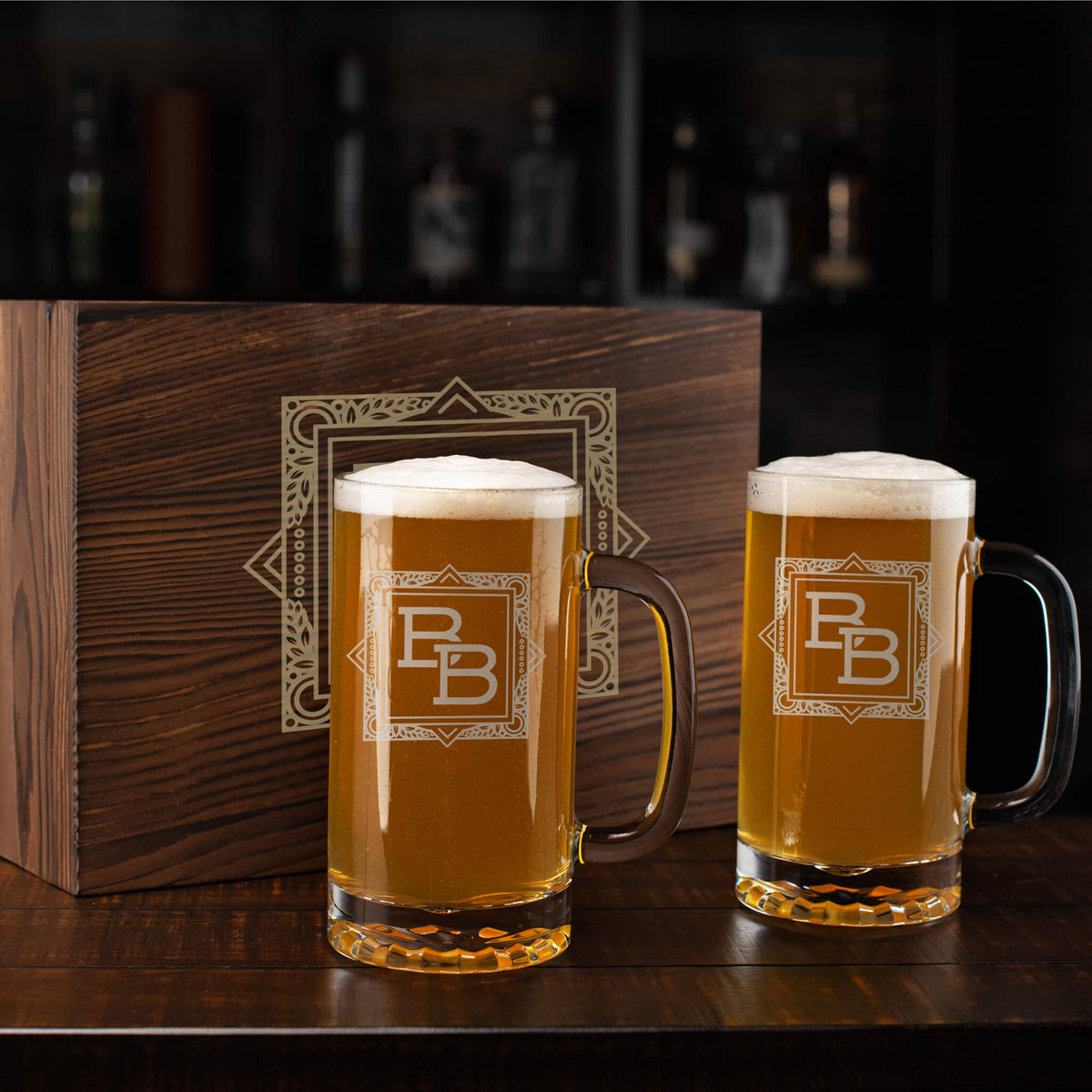 Personalized Mug Glass Set