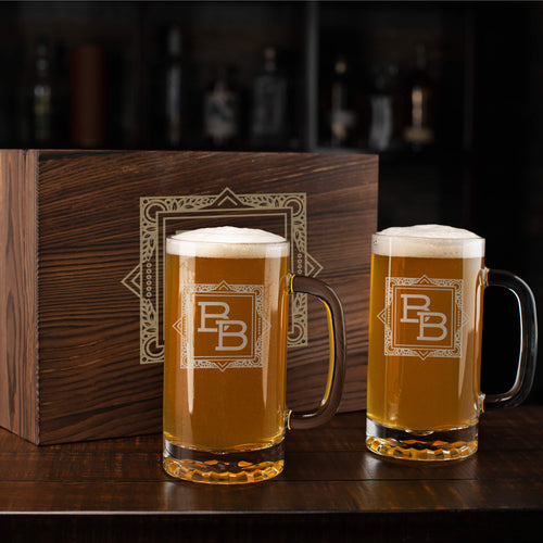 Personalized Mug Glass Set