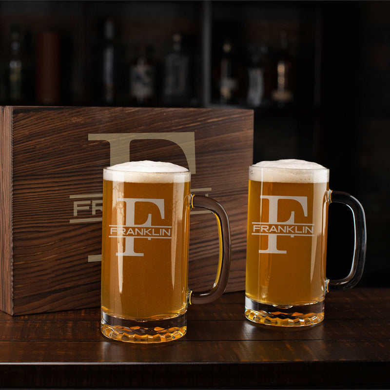 Personalized Mug Glass Set