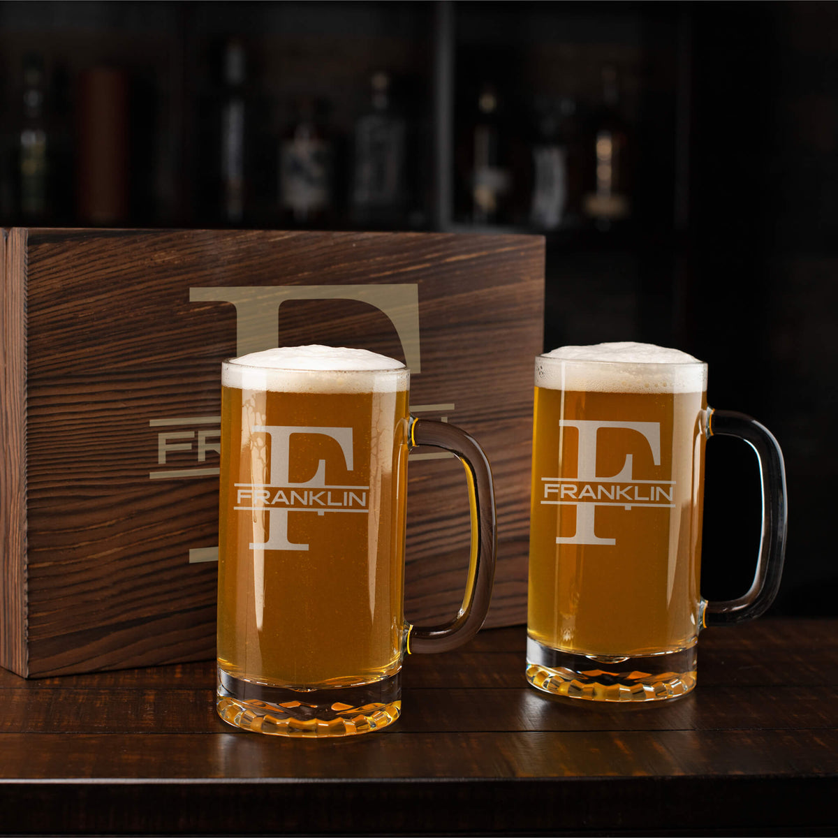 Personalized Mug Glass Set