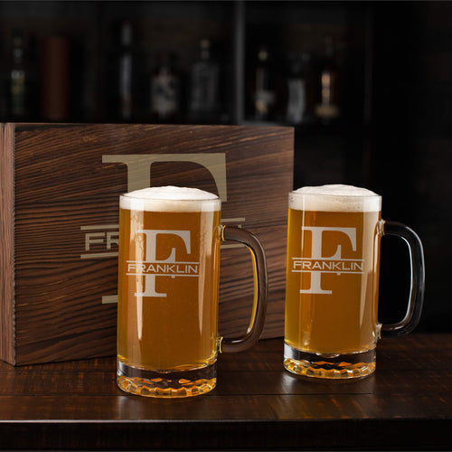 Personalized Mug Glass Set