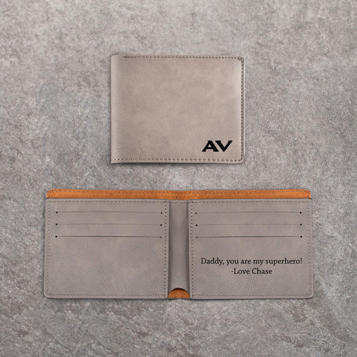 The Personalized Bifold Wallet