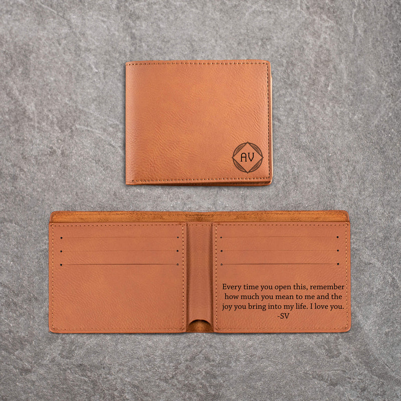 The Personalized Bifold Wallet