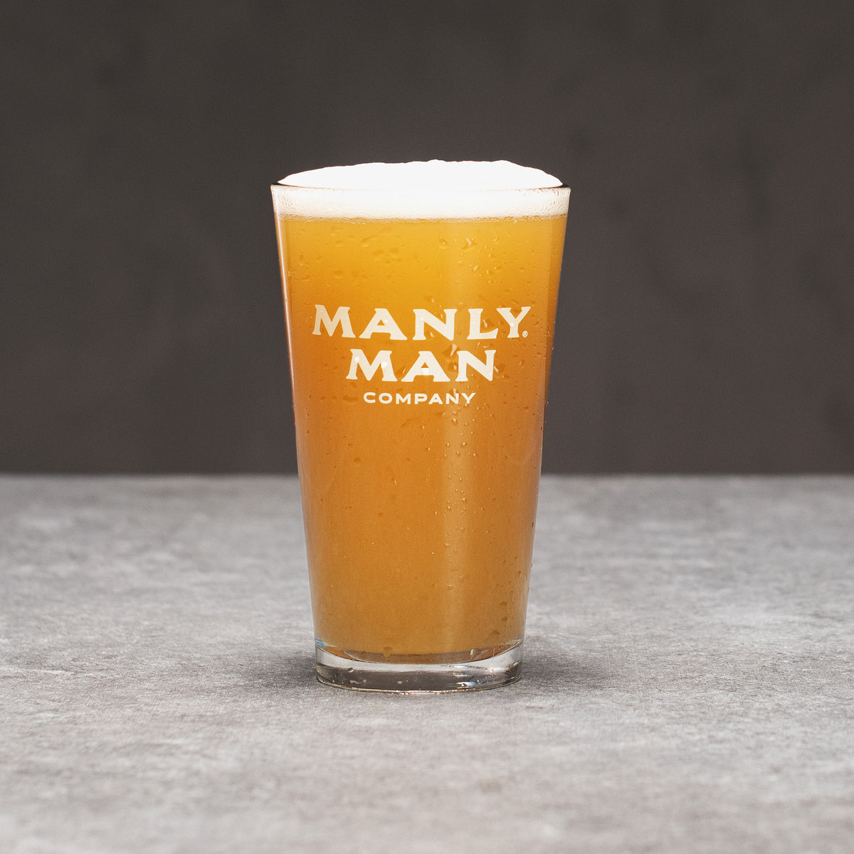 Manly Man Co. Pint Glass
