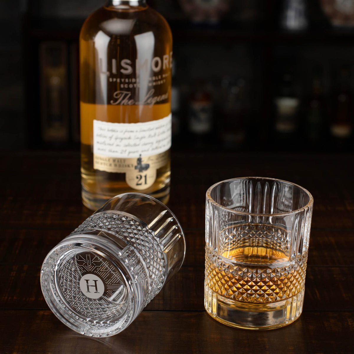 Spirited Rounds - Whiskey Glass Set of 4