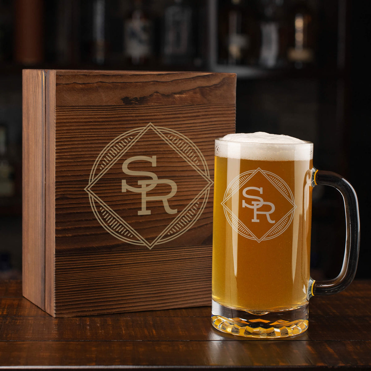 Personalized Mug Glass Set