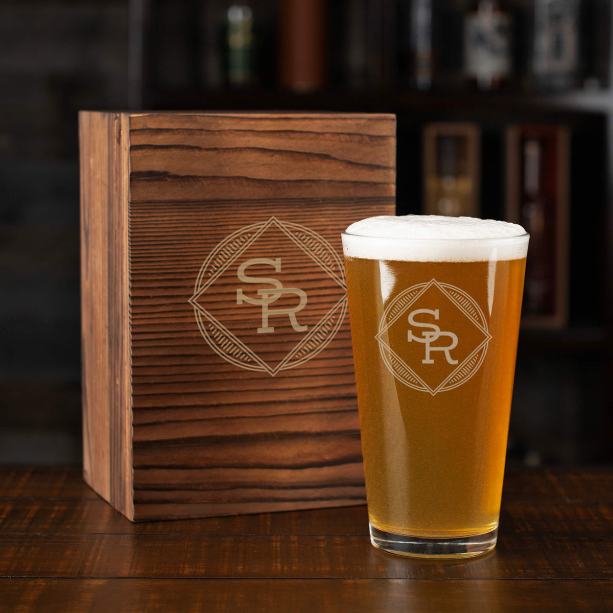 Personalized Pint Glass Set - Manly Man Co.