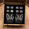 Personalized Whiskey Square Glass Set