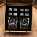 Personalized Whiskey Square Glass Set
