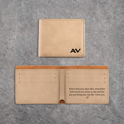 The Personalized Bifold Wallet