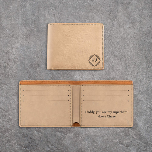 The Personalized Bifold Wallet