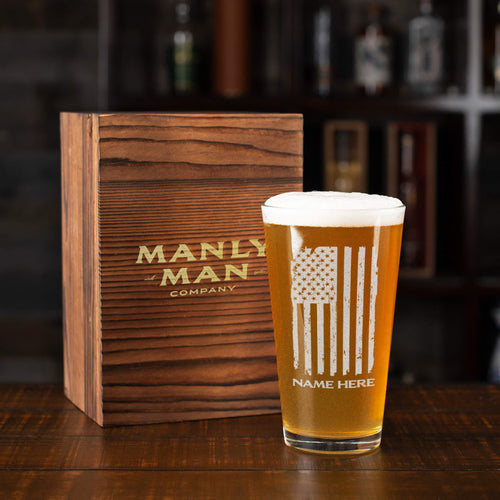 Personalized Pint Glass Set