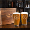Personalized Pint Glass Set
