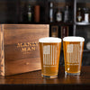 Personalized Pint Glass Set