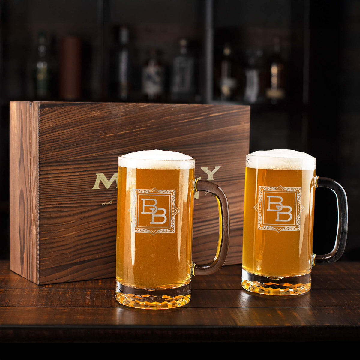 Personalized Mug Glass Set