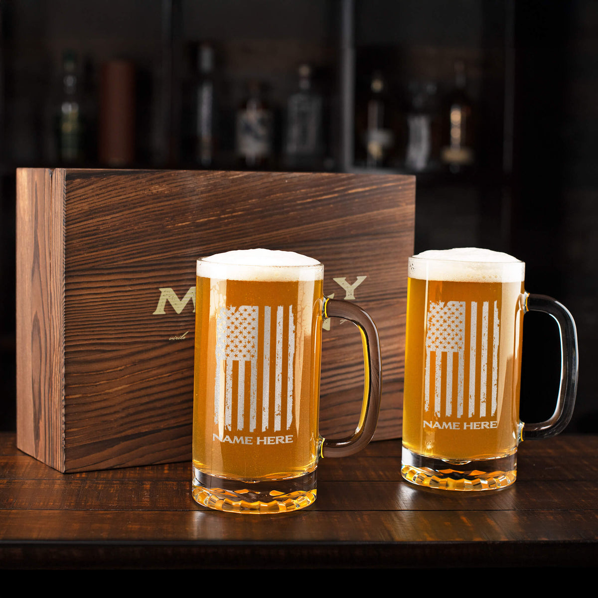 Personalized Mug Glass Set