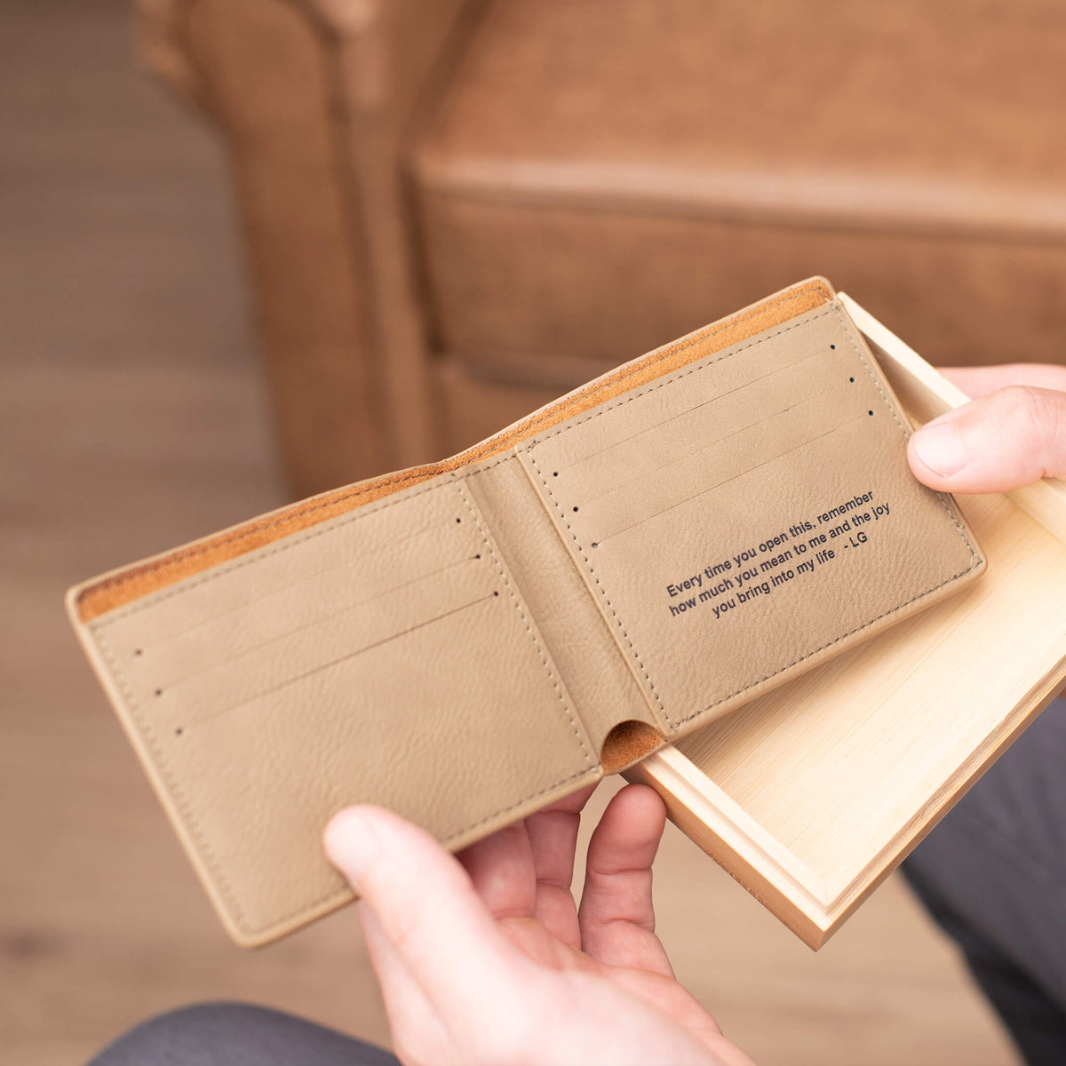 The Personalized Bifold Wallet