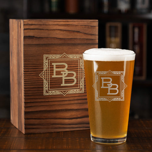 Personalized Pint Glass Set