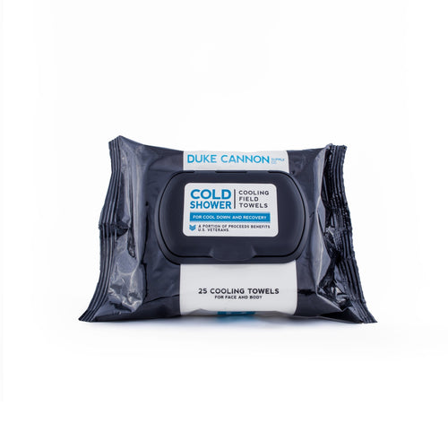 Duke Cannon Cold Shower Cooling Wipes - Manly Man Co.