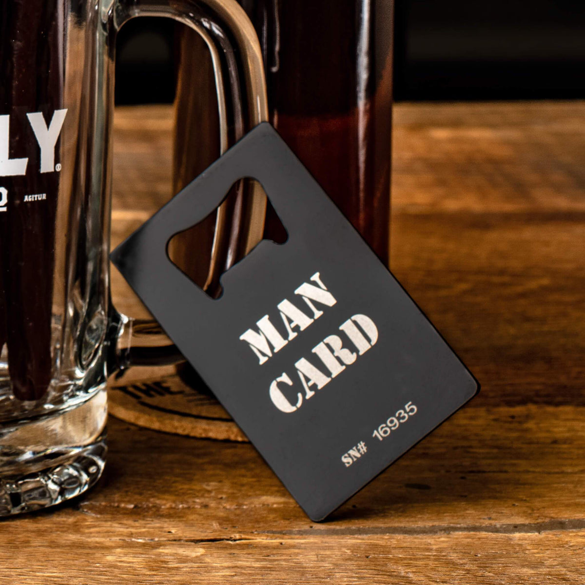 The Official MAN CARD (Bottle Opener)