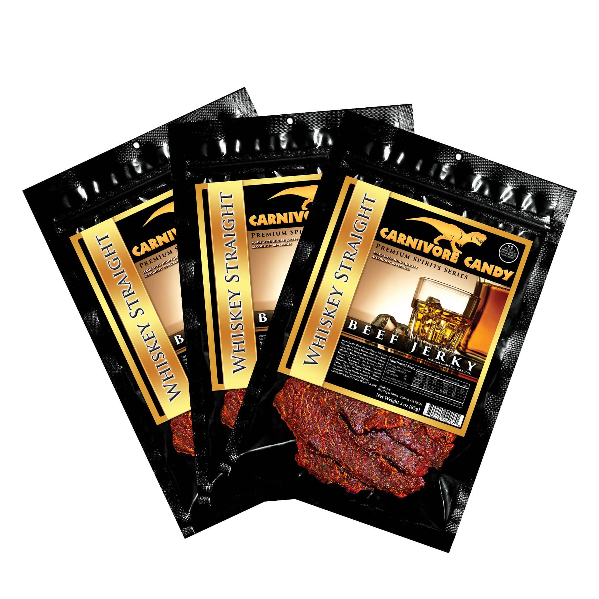 Black Label Beef Jerky (Whiskey Straight) // Black Label - Manly