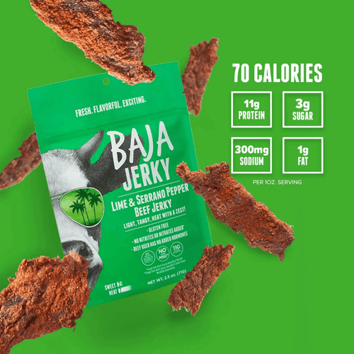 Lime & Serrano Pepper Beef Jerky