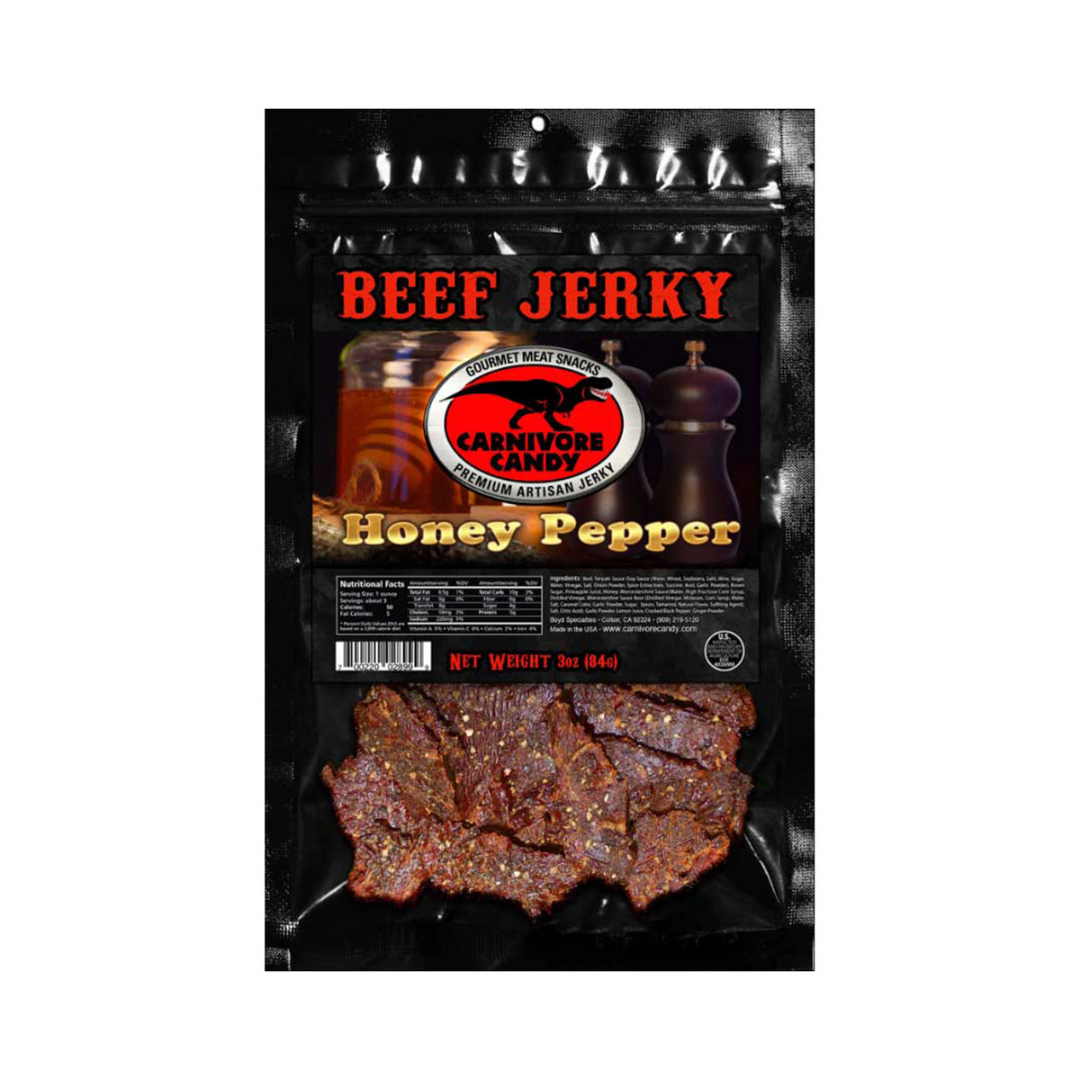 Honey Pepper Beef Jerky