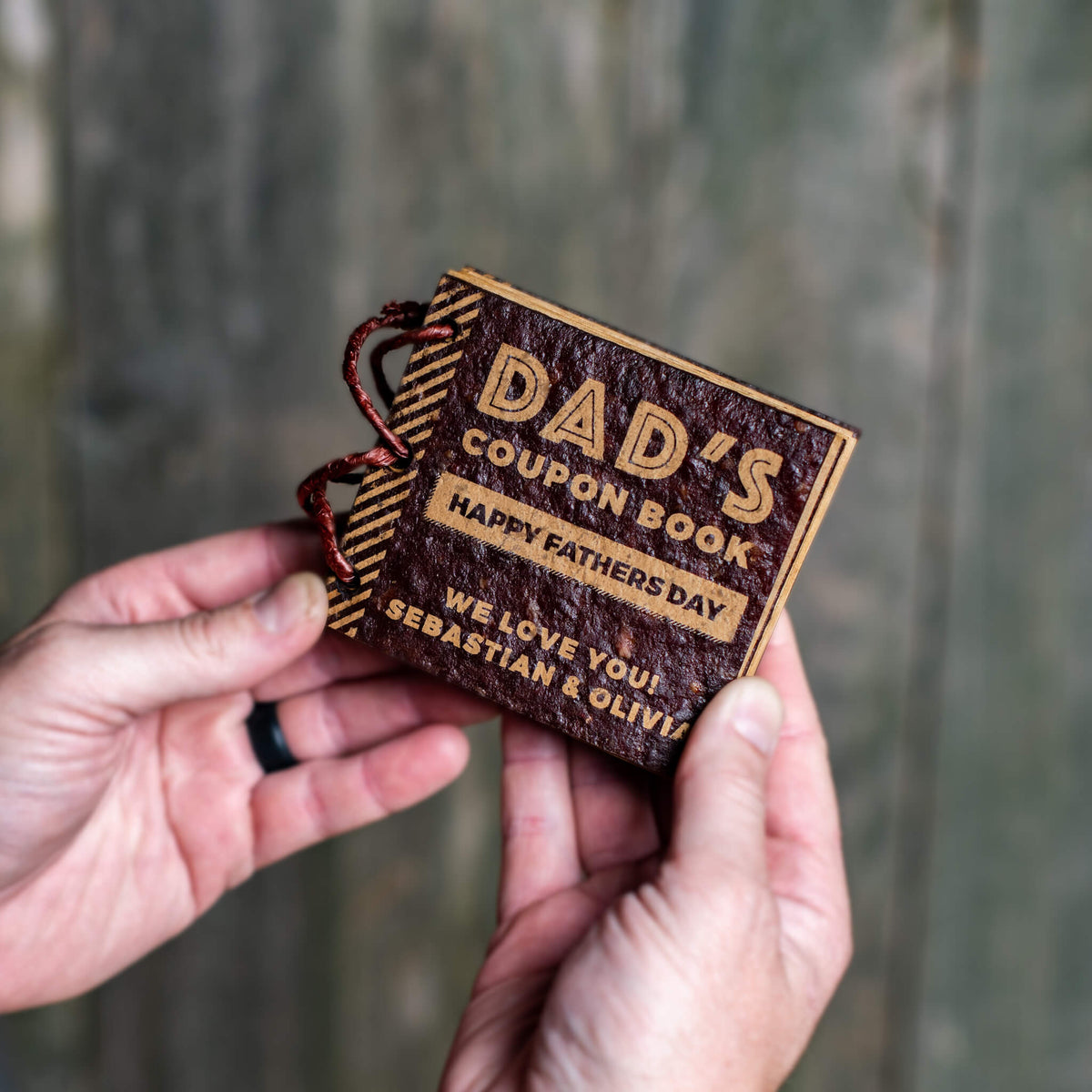 Father&#39;s Day Beef Jerky Coupon Book